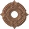 Ekena Millwork Attica Thermoformed PVC Ceiling Medallion Fits Canopies up to 5-in., Aged Copper CMP13ATCAC - alternate 1